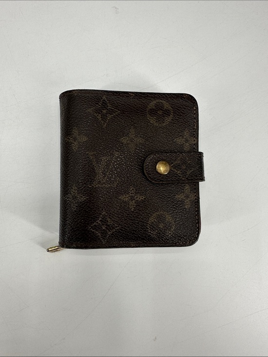 Louis Vuitton Handbags - Authentic vintage Louis Vuitton Monogram Compact Wallet - Dark Brown